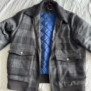 Bonobos Men's Sherpa Collar Bomber